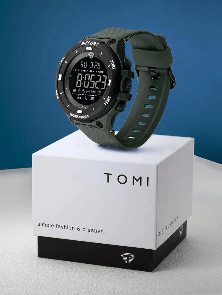 TOMI Digital Sports Watch For Men's T-214