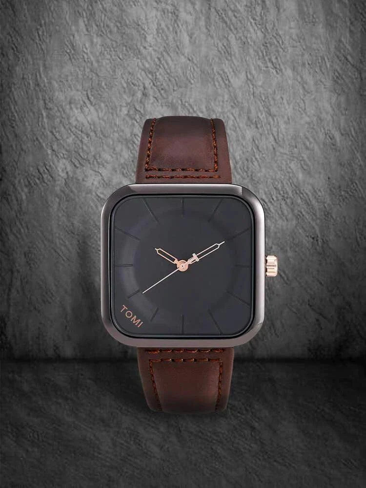 TOMI T-093 Men's Wrist Watch Square Dial - Tomi Watches