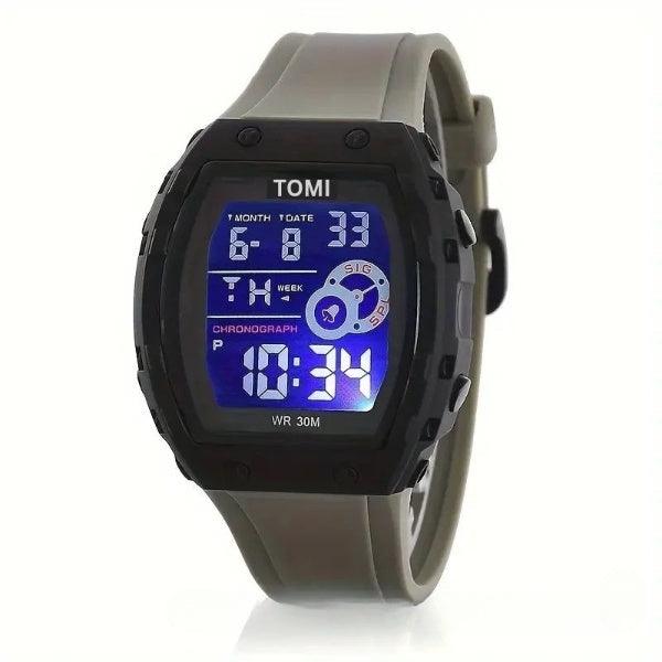 TOMI T-209 Sports Watch Digital Display Multi Functional - Tomi Watches