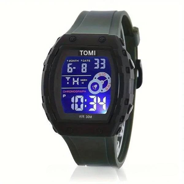 TOMI T-209 Sports Watch Digital Display Multi Functional - Tomi Watches