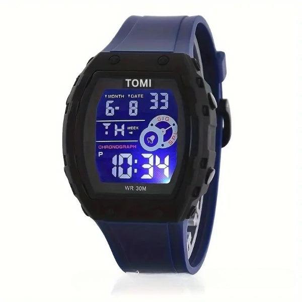 TOMI T-209 Sports Watch Digital Display Multi Functional - Tomi Watches