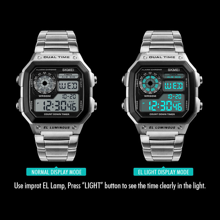 SKMEI Men Quartz Digital Watch 1335