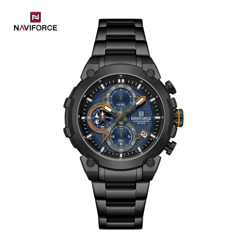 NAVIFORCE Men’s Quartz Waterproof Sports Watch with Date and Stopwatch NF8071