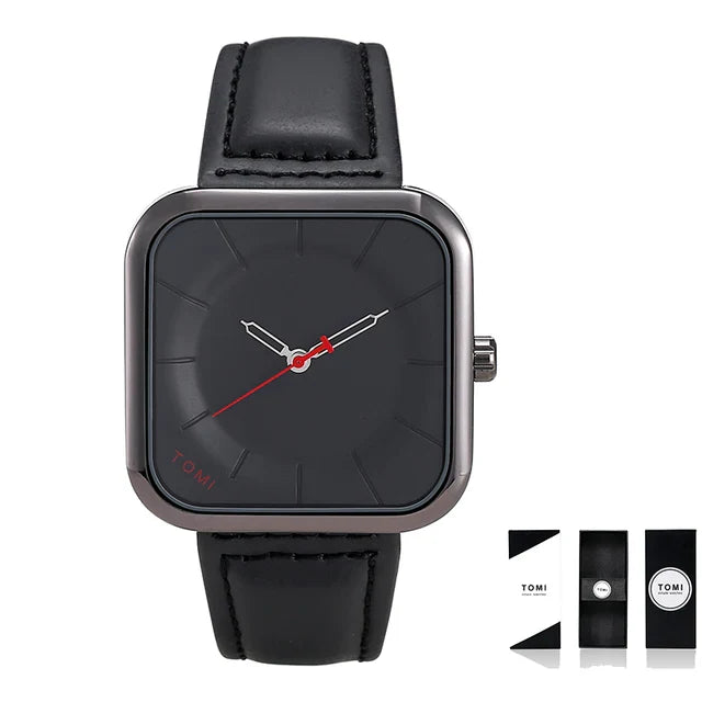 TOMI Men's Wrist Watch Square Dial T-093