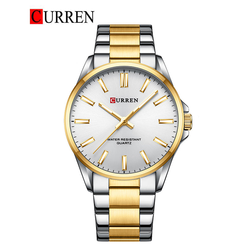 CURREN Stainless Steel Band Watch For Men With(Box & Bag)-9090