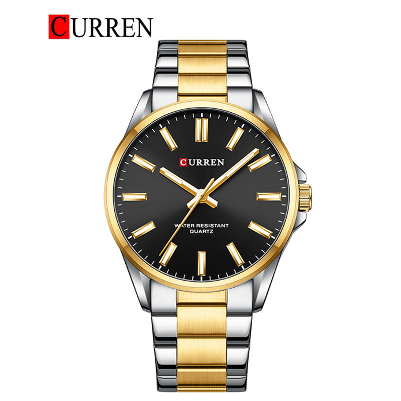 CURREN Stainless Steel Band Watch For Men With(Box & Bag)-9090