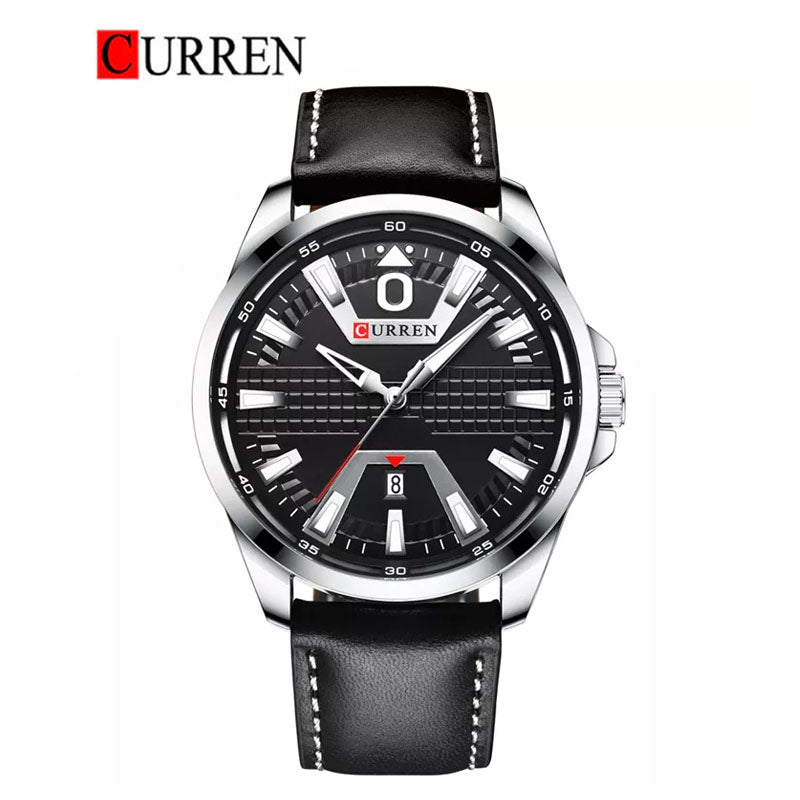 CURREN Leather straps Watch For Men With (Box & Bag)-8379