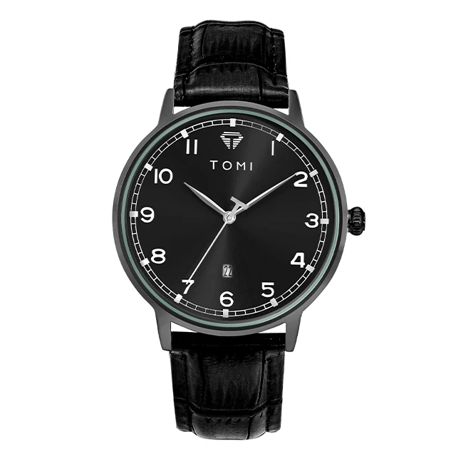 TOMI T-108 Calendar Dial Unisex Watch Quartz Date - Tomi Watches