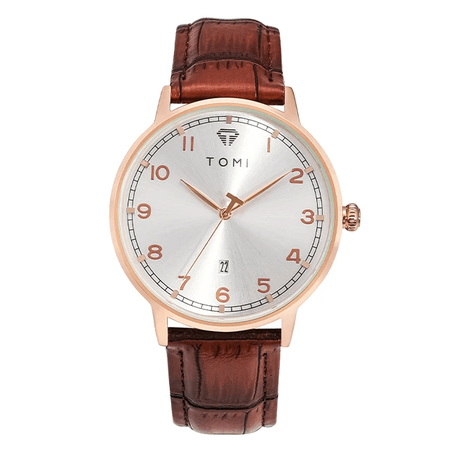 TOMI T-108 Calendar Dial Unisex Watch Quartz Date - Tomi Watches