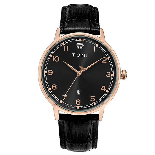 TOMI T-108 Calendar Dial Unisex Watch Quartz Date - Tomi Watches